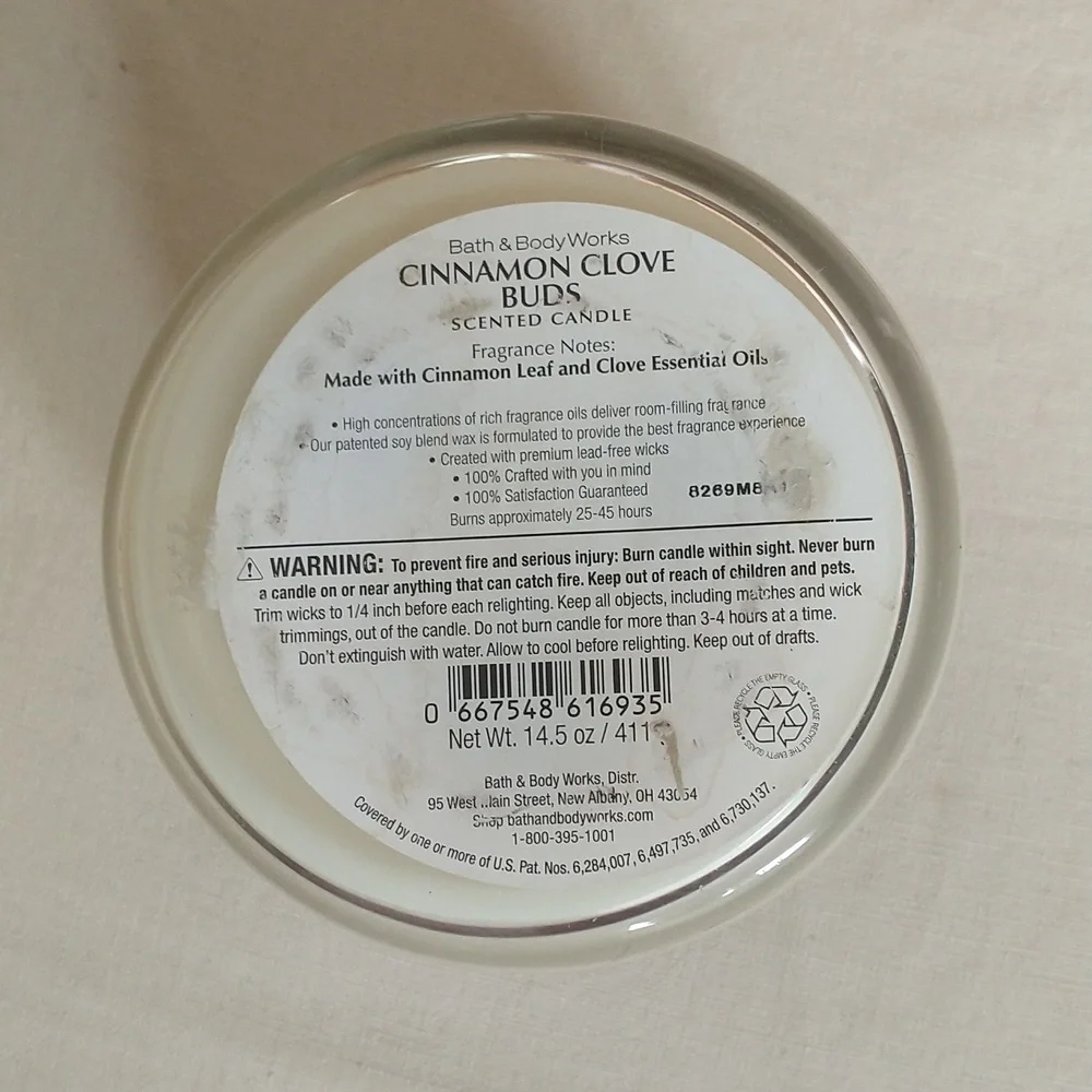 Bath and body works candle